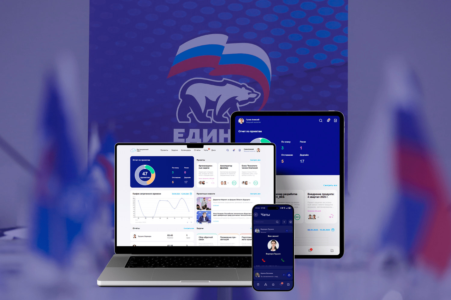 Единая Россия использует Дистанционный офис. Облако для поддержки национальных проектов